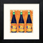 Buckfast Wine in Black Wood frame, premium wall art print