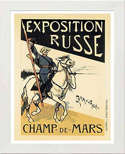 L Lumartos Vintage Poster Maf070 Exposition Russe Caran D'ache
