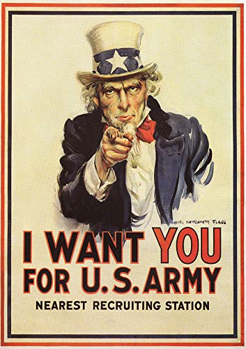 L Lumartos Vintage Poster I Want You For The Us Army