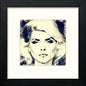 Debbie Harry in Black Wood frame, premium wall art print