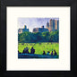 New York City Central Park in Black Wood frame, premium wall art print
