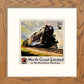 L Lumartos Vintage Steam Train Poster