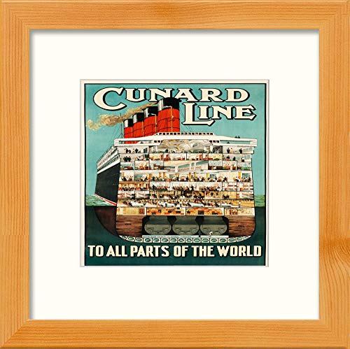 L Lumartos Vintage Cunard Line Poster