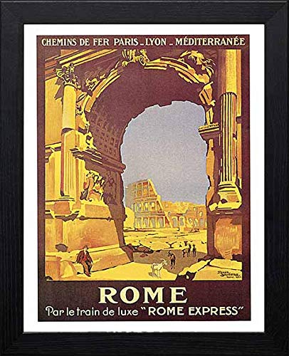 L Lumartos Vintage Poster Vintage Travel Poster Rome