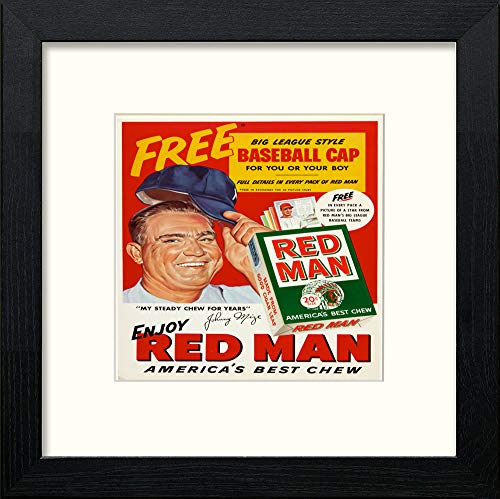 L Lumartos Vintage Red Man Poster