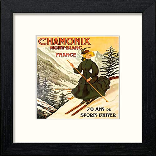 L Lumartos Vintage Chamonix Poster