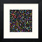 Prisms in Black Wood frame, premium wall art print