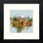 Cinque Terre in Black Wood frame, premium wall art print
