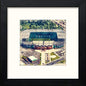 Celtic Park in Black Wood frame, premium wall art print