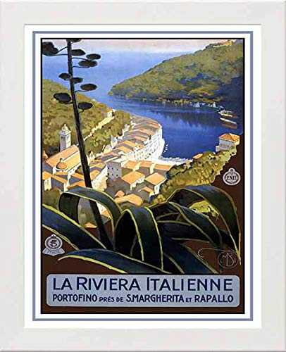 L Lumartos Vintage Poster La Riviera Italienne