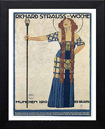 L Lumartos Vintage Poster Richard Strauss Woche Mnchen