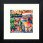 Italy Bar in Black Wood frame, premium wall art print