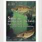 L Lumartos Vintage Poster Save The Products Of The Land Eat More Fish