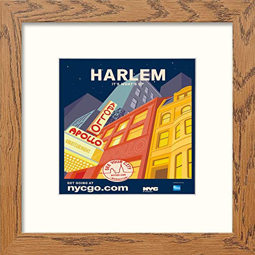 L Lumartos Vintage Harlem Poster