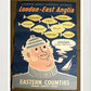 L Lumartos Vintage Poster Express Coach Services London East Anglia