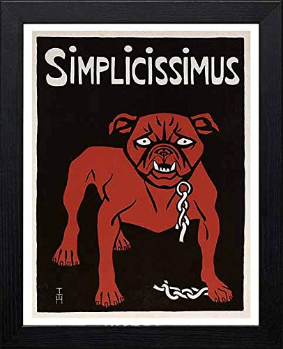 L Lumartos Vintage Bulldog Poster Simplicissimus