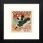 Vintage Poster Maf147 Bullier George Meunier in Black Wood frame, premium wall art print