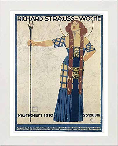 L Lumartos Vintage Poster Richard Strauss Woche Mnchen