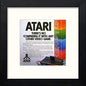 Vintage Atari Poster in Black Wood frame, premium wall art print
