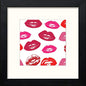 Kisses For You in Black Wood frame, premium wall art print