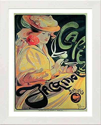 L Lumartos Vintage Poster Caf Jacqmotte Bruxelles
