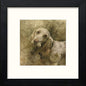 Sad Eyes in Black Wood frame, premium wall art print