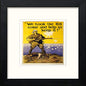 Vintage Poster Australia 1915 We Took The Hill in Black Wood frame, premium wall art print