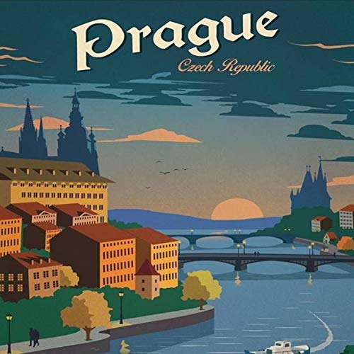 L Lumartos Vintage Prague Poster