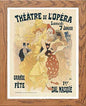Vintage Poster Maf149 Theatre De L'opera Jules Cheret in Wood frame, premium wall art print