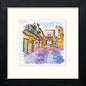 Dordogne in Black Wood frame, premium wall art print