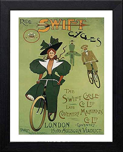 L Lumartos Vintage Poster Ride Swift Cycles