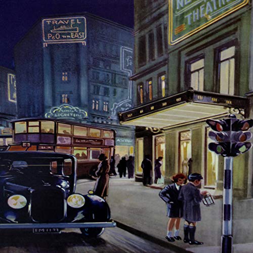 L Lumartos Vintage London Theatreland Poster