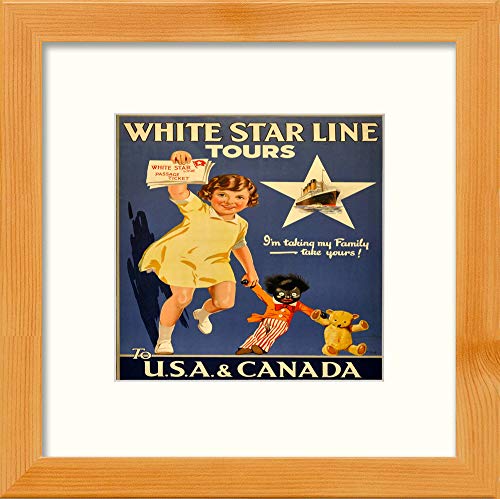 L Lumartos Vintage White Star Poster