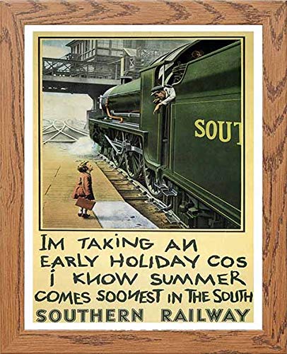 L Lumartos Vintage Poster Early Holiday