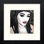 WWE Raw Saraya Jade Bevis in Black Wood frame, premium wall art print