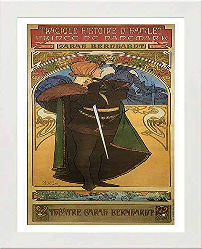 L Lumartos Vintage Poster Hamlet Sarah Bernhardt