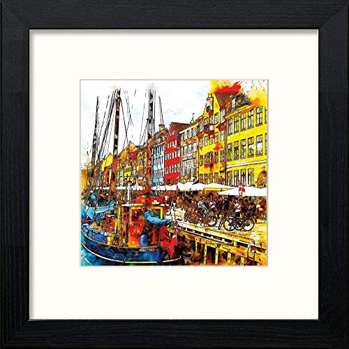 Prepare For Sea in Black Wood frame, premium wall art print