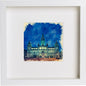 Glasgow City Chambers At Night Framed Print Home Office Gift Birthday Anniversary 0044 in White frame, premium wall art print