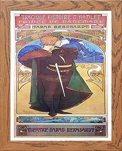 L Lumartos Vintage Poster Alphonse Mucha Hamlet 1899 Shakespere