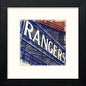 Glasgow Rangers FC Broomloan Entrance in Black Wood frame, premium wall art print