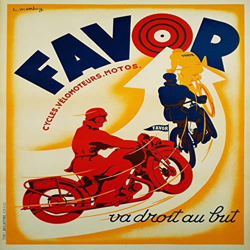 L Lumartos Vintage Favor Bike Poster
