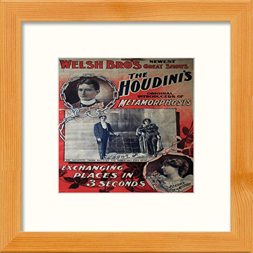 L Lumartos Vintage Houdini Poster