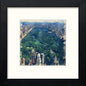 NY Central Park in Black Wood frame, premium wall art print