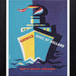 L Lumartos Vintage Poster British Railways (eastern Region) Harwich Hook Of Holland