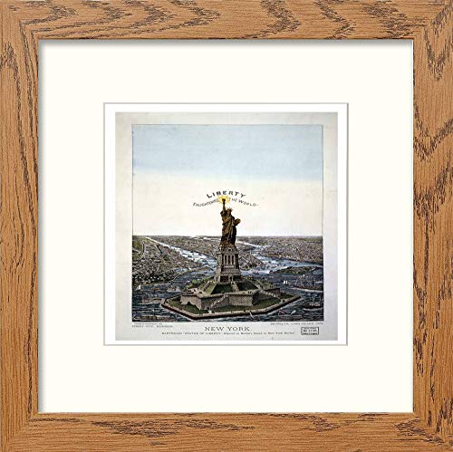 L Lumartos Vintage Poster New York Bartholdi Statue Of Liberty