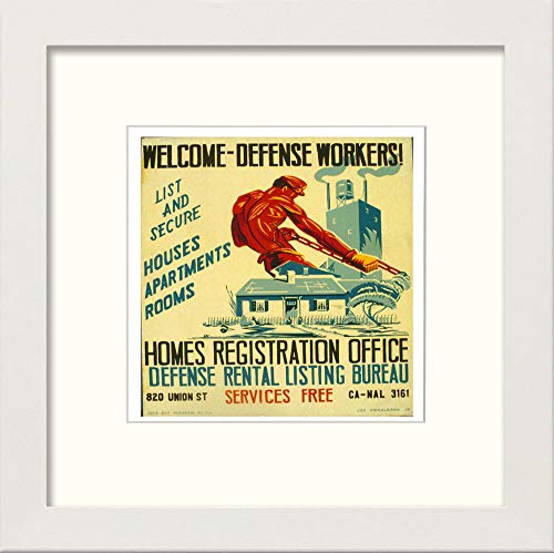 L Lumartos Vintage Poster USA Recruiting Civil Defense Housing