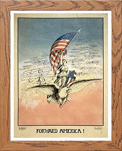 L Lumartos Vintage Poster Forward America