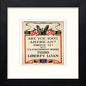 Vintage Poster Proveit in Black Wood frame, premium wall art print