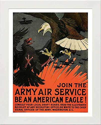 L Lumartos Vintage Poster Join The Army Air Service Be An American Eagle