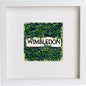 Wimbledon | Wimbledon Sign 0210 in White frame, premium wall art print